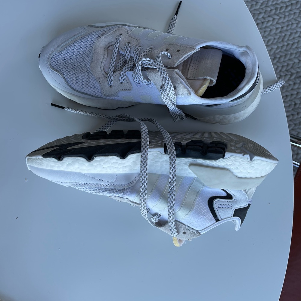 White Adidas sneakers size 8.5
